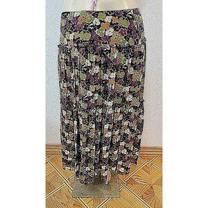 JONES NEW YORK WOMEN'S SILK MAXI CHIFFON SKIRT SIZE 12 # 340